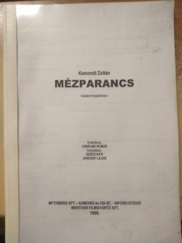 Mznarancs - irodalmi forgatknyv