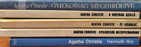 Agatha Christie k�nyvcsomag (5 db)