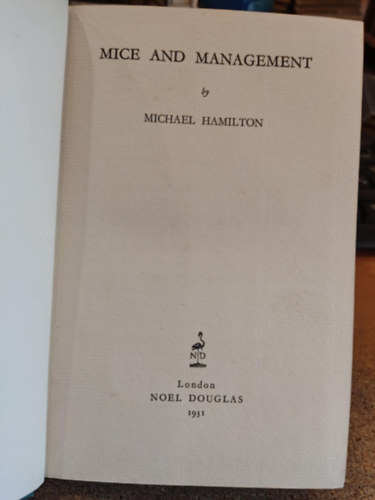 Mice and Management (Noel Douglas)