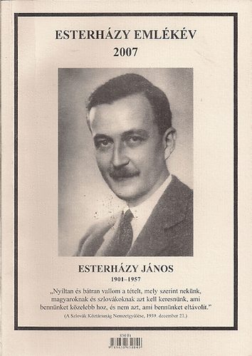 Esterhzy Jnos - Jnos Esterhzi 1901-1957 (magyar-szlovk)