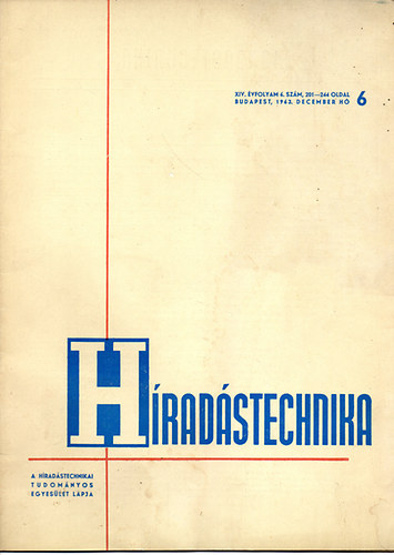 Hradstechnika  XIV. vf. 3. szm 1963. december