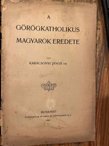 A g�r�gkatholikus magyarok eredete