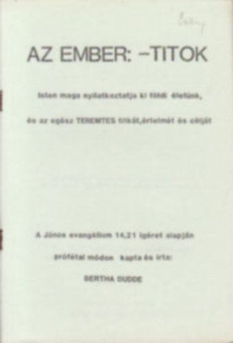 Az ember-titok
