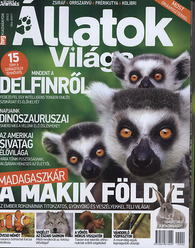 HVG - �llatok vil�ga 2015/2 (�ri�s poszterrel)