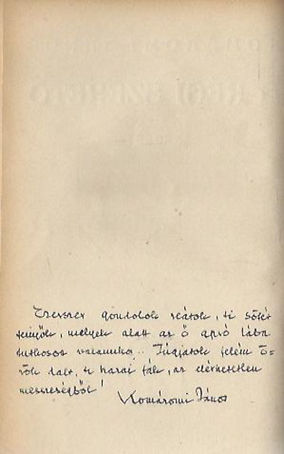 A r�gi szeret� (Dedik�lt!)