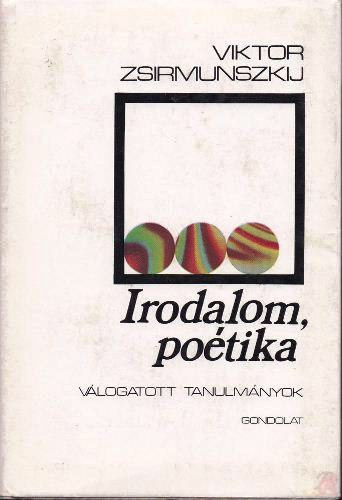 Irodalom, po�tika (v�logatott tanulm�nyok)