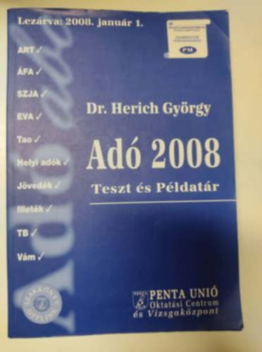 Dr Herich Gyrgy - Ad 2008 - Teszt s Pldatr