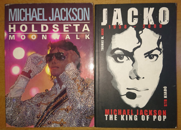 2 knyv Michael Jacksonrl: Holdsta - Moonwalk / Jacko 1958-2009