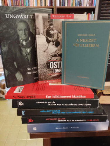 Magyar trtnelem 8 darabos KNYVMENT AJNLAT: Vllalom, rjtok meg az igazsgot! (1948-1990), rjtok meg az igazsgot! 1867-1948,rjtok meg az igazsgot (1990 - 2007), Egy lelkiismeret lzadsa , Az emlkezs enciklopdija,