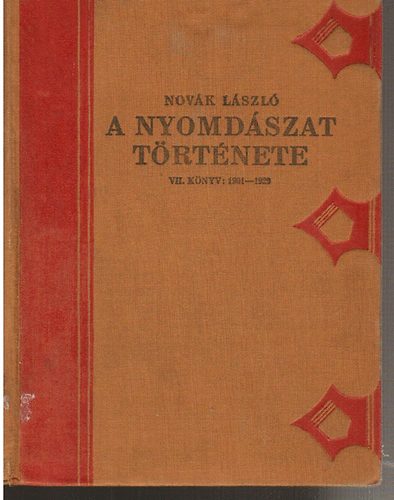 A nyomdszat trtnete VII:1901-1929
