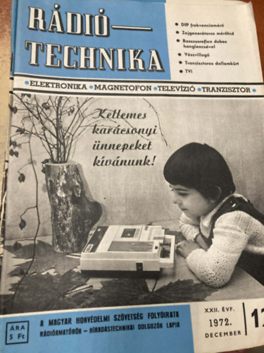 12 db R�di�technika (1972 teljes �vfolyam)