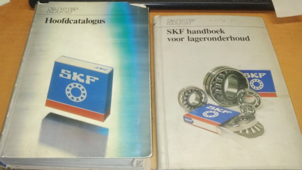 2 db Holland mszaki: SKF Hoofdcatalogus + SKF handboek voor lageronderhoud (2 ktet)