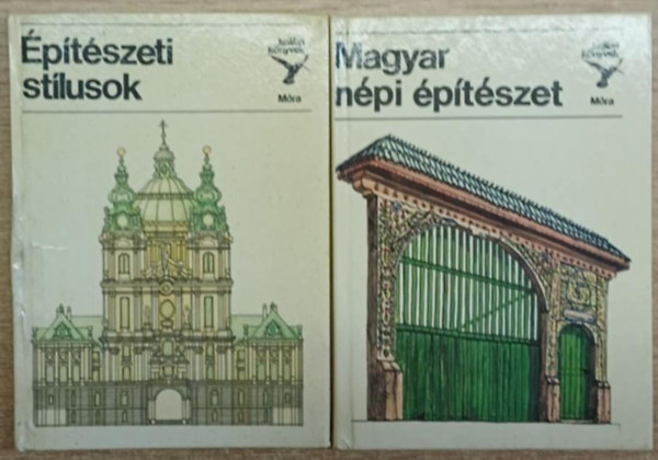 2 db a Kolibri Könyvek sorozatból: Építészeti stílusok - Magyar népi építészet