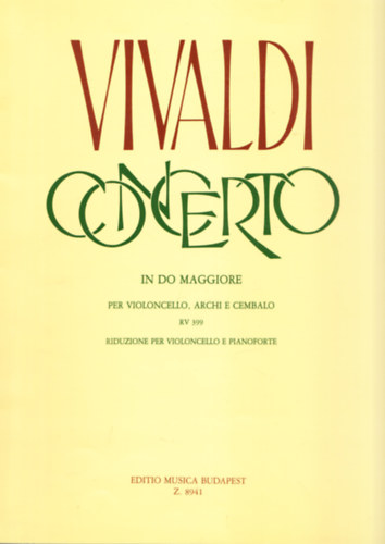 Concert in do maggiore per violoncello, archi e cembalo
