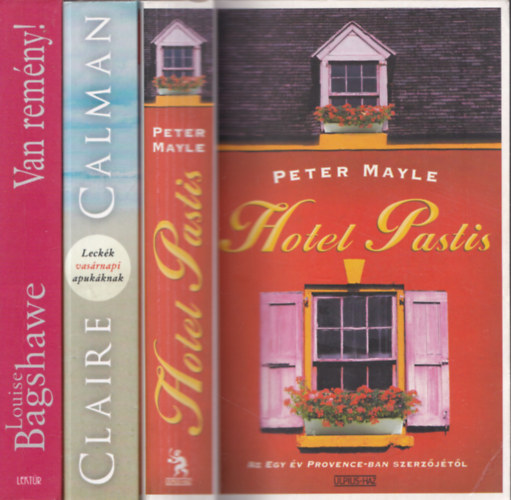 3db romantikus regny - Peter Mayle: Hotel Pastis + Louise Bagshawe: Van remny! + Claire Calman: Leckk vasrnapi apukknak