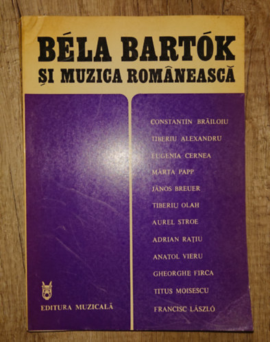 B�la Bart�k si Muzica Romaneasca