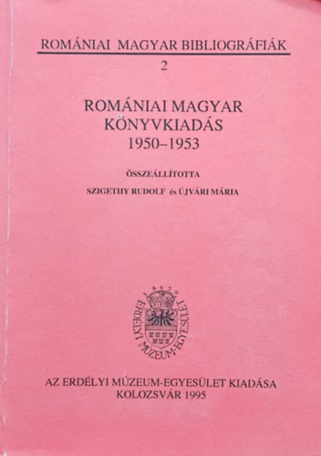 Romniai Magyar Knyvkiads 1950-1953