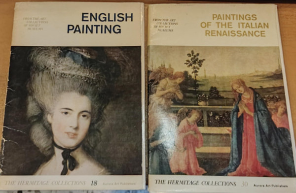 2 db The Hermitage Collections: 18.: English Painting + 30.: Paintings of the Italian Renaissance (From the Art Collections of Soviet Museums)