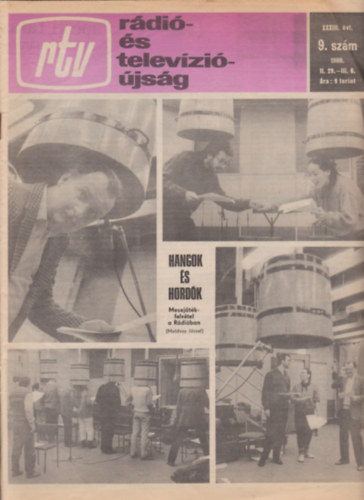 Rtv (Rdi- s televzijsg) 9, XXXIII. vf. 1988. II. 29. - III. 6.