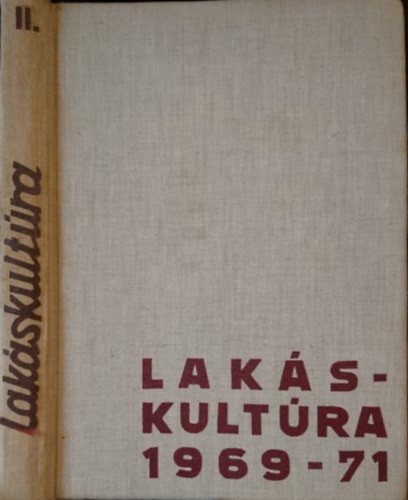 Lakskultra Magazin 1969-1971. v (teljes vfolyamok, egybektve 12 lapszm)