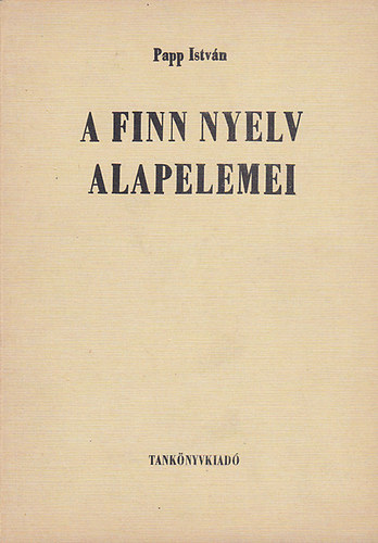 A finn nyelv alapelemei