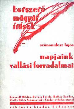 Szimonidesz Lajos - Napjaink vallsi forradalmai (korszer magyar rsok)