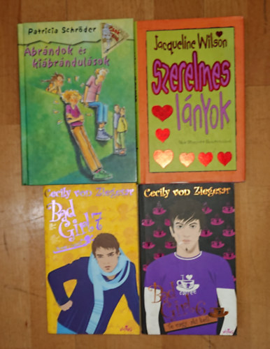 4 kiv�l� ifj�s�gi reg�ny kamaszl�nyoknak: Szerelmes l�nyok, �br�ndok �s ki�br�ndul�sok, Te vagy, aki kell, Te vagy a legjobb (Bad Girlz 6-7.)