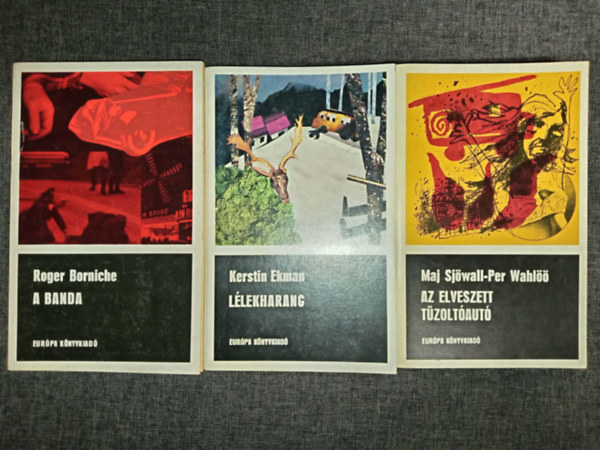 A banda + L�lekharang + Az elveszett t�zolt�aut� (3db Fekete K�nyvek krimi)