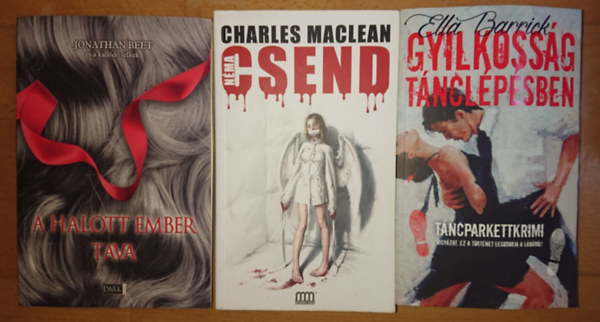 3 thriller: Gyilkossg tnclpsben, A halott ember tava, Nma csend