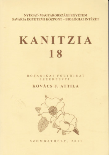 Kovcs J. Attila  (szerk.) - Kanitzia 18.