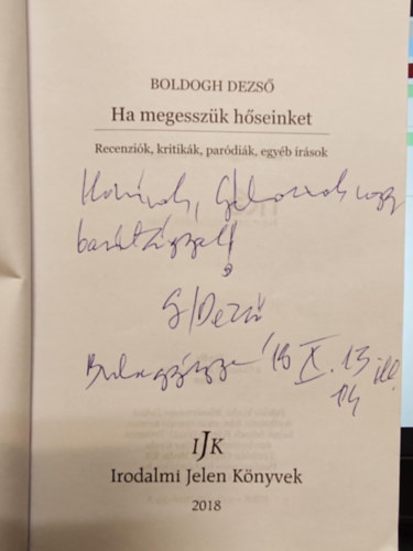 Ha megessz�k h�seinket