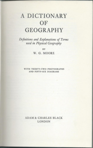 W.G. Moore - A Dictionary of Geography