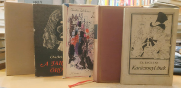 5 db Charles Dickens: Karcsonyi nek + Kis Dorrit + Twist Olivr + A Jarndyce rksk + Copperfield Dvid