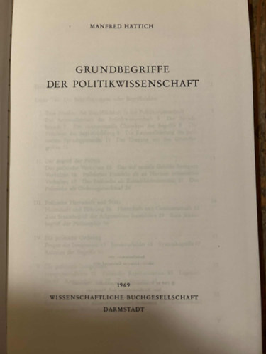 Grundbegriffe der Politikwissenschaft