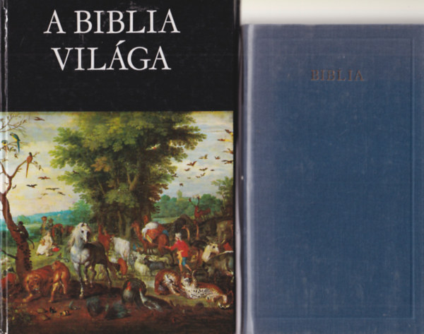 2 db vallsi knyv: Biblia + A biblia vilga