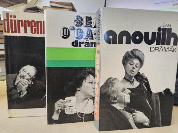 Jean Anouilh, Friedrich Drrenmatt Sean O' Casey - Drmk - 3 ktet egyben KNYVMENT AJNLAT