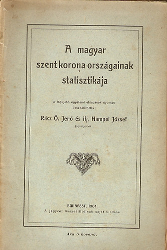 A Magyar Szent Korona orszgainak statisztikja