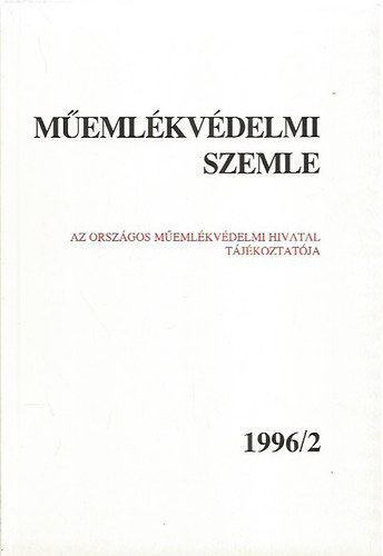 Memlkvdelmi Szemle 1996/2