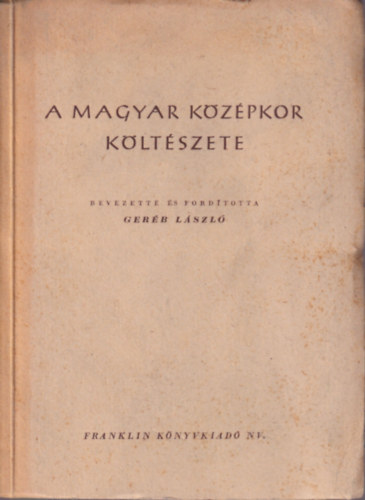 A magyar kzpkor kltszete