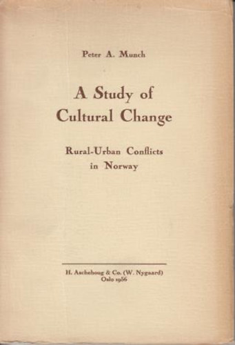 A Study of Cultural Change