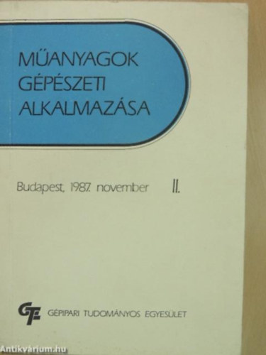 Manyagok gpszeti alkalmazsa II.