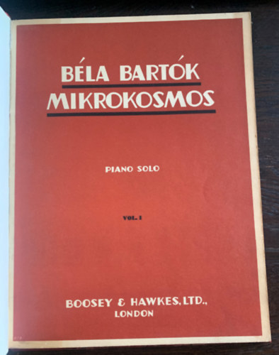 Mikrokosmos - Piano Solo - Vol. I-II. in one book - (angol-francia-magyar)