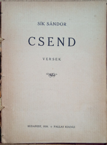 Csend - Versek