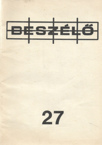 Besz�l� 1989/2. 27. sz�m (nem reprint)