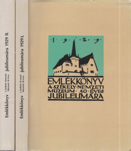 Emlkknyv a Szkely Nemzeti Mzeum tvenves jubileumra I-II. (reprint, ksrfzettel)- szmozott